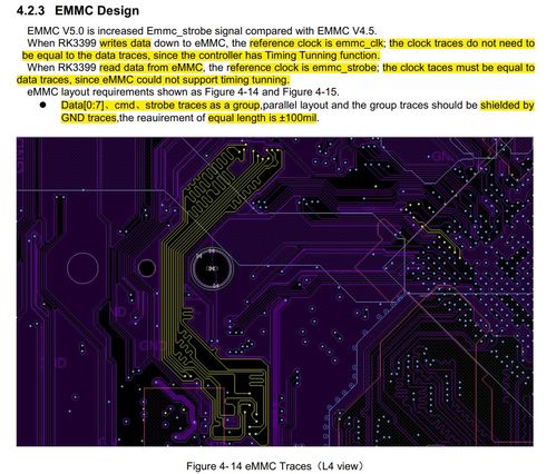 RK3399 eMMC硬件設計要點